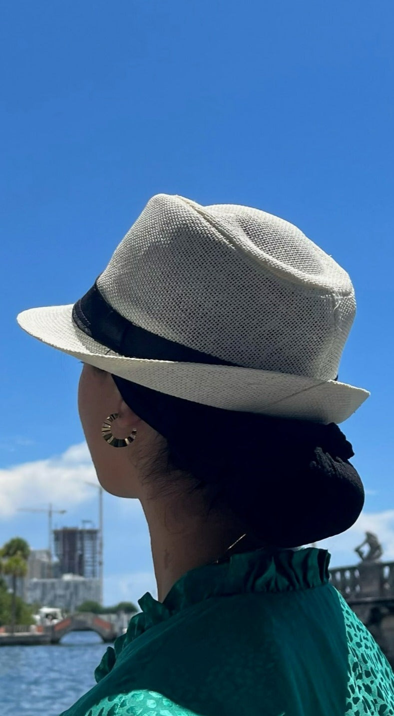 Full Coverage Fedora- Black